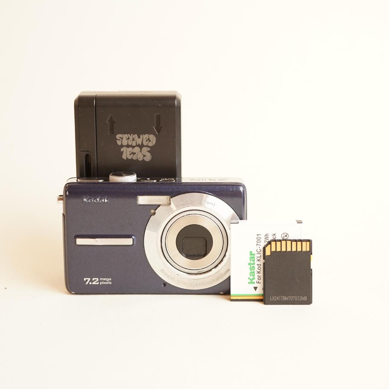 Kodak EasyShare M763 Digital Camera | 7.2MP | Tested & Working | Dark Blue