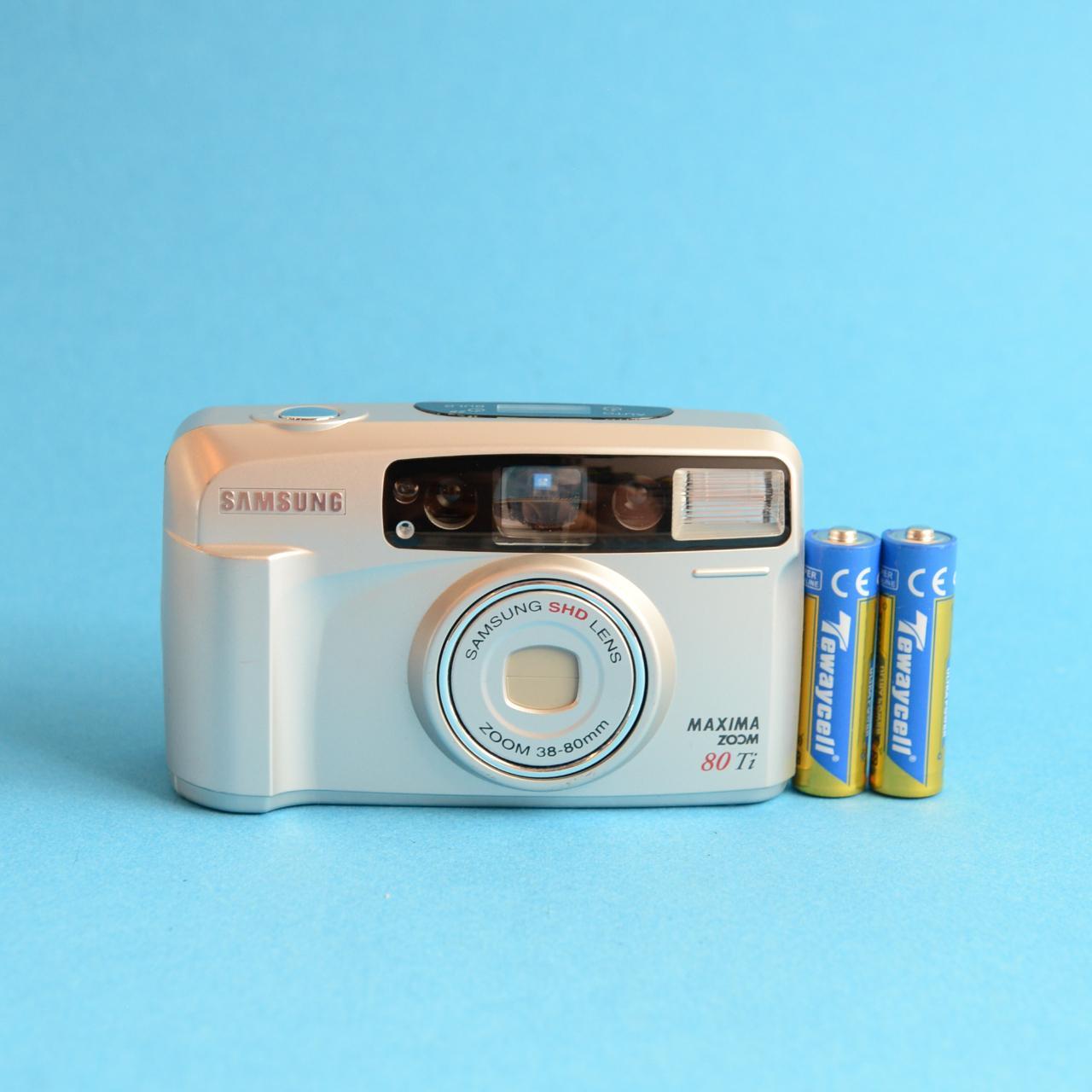 Samsung Maxima Zoom 80Ti 35mm Film Camera | 38–80mm Zoom | Tested & Working | Silver