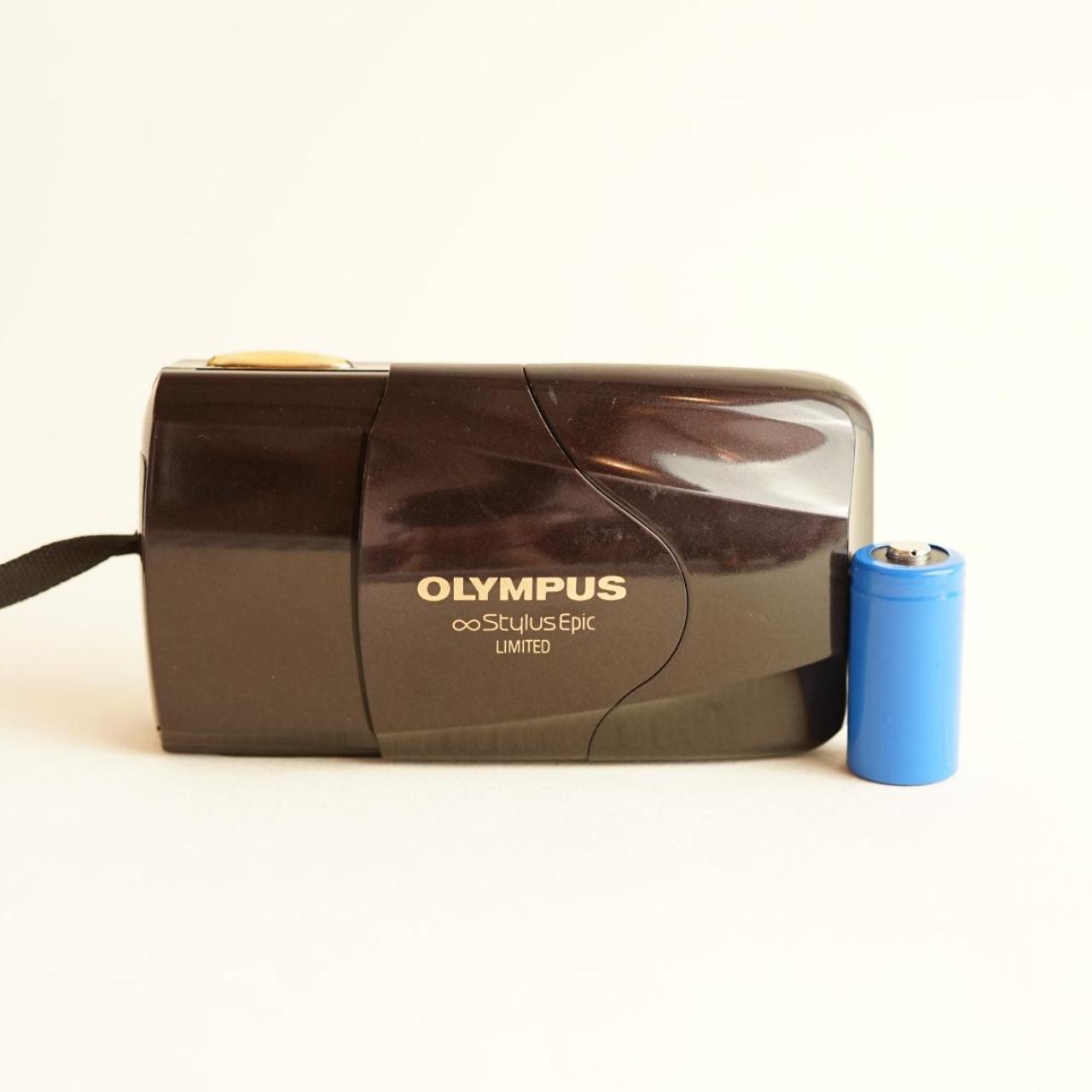 Olympus Stylus Infinity Epic Limited 35mm Film Camera | Tested & Working | Champagne Gold