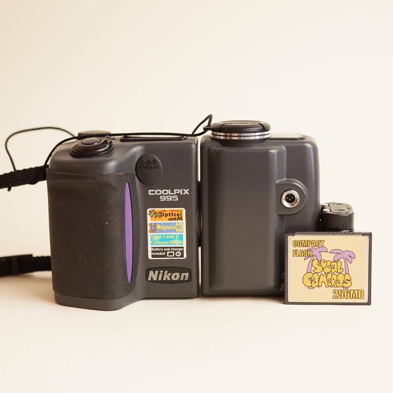 Nikon Coolpix 995 Digital Camera | 3.34MP | Tested & Working | Grey