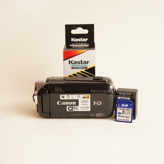 Canon Vixia HF R40 Camcorder | 3.28MP HD | Tested & Working | Black