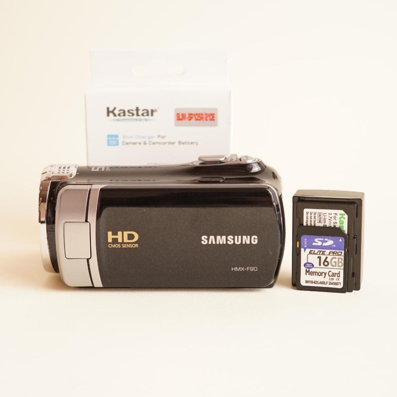 Samsung HMX-F90 Digital Camcorder | HD 720p | Tested & Working | Black