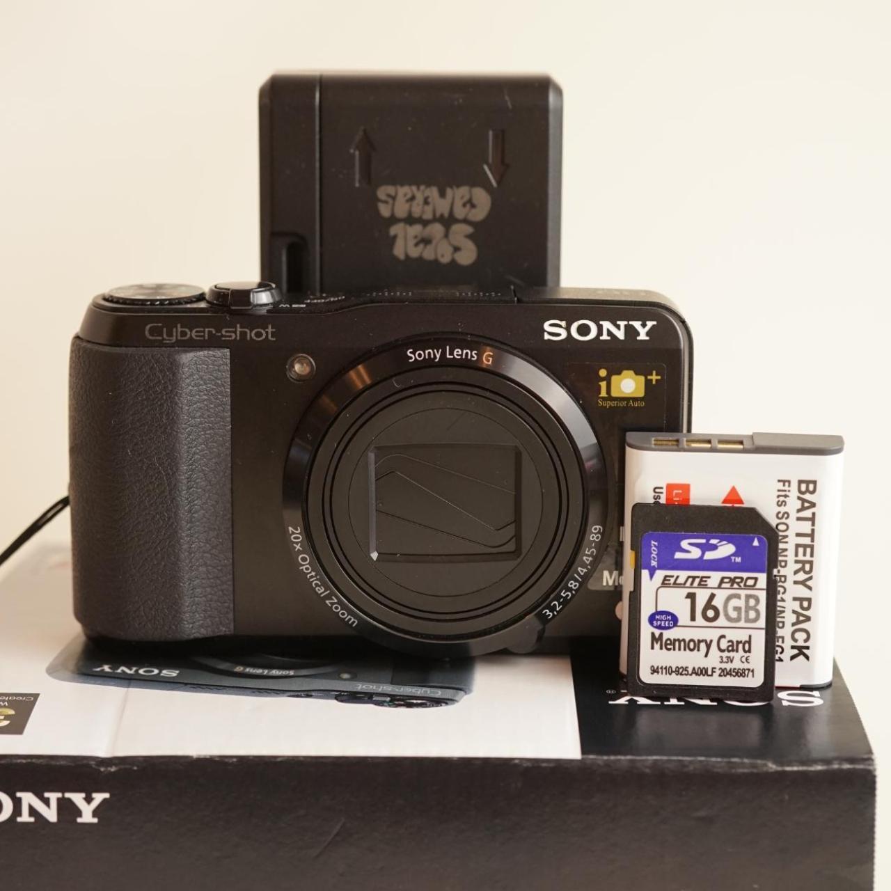 Sony Cyber-shot DSC-HX20V Digital Camera | 18MP | Tested & Working | Black