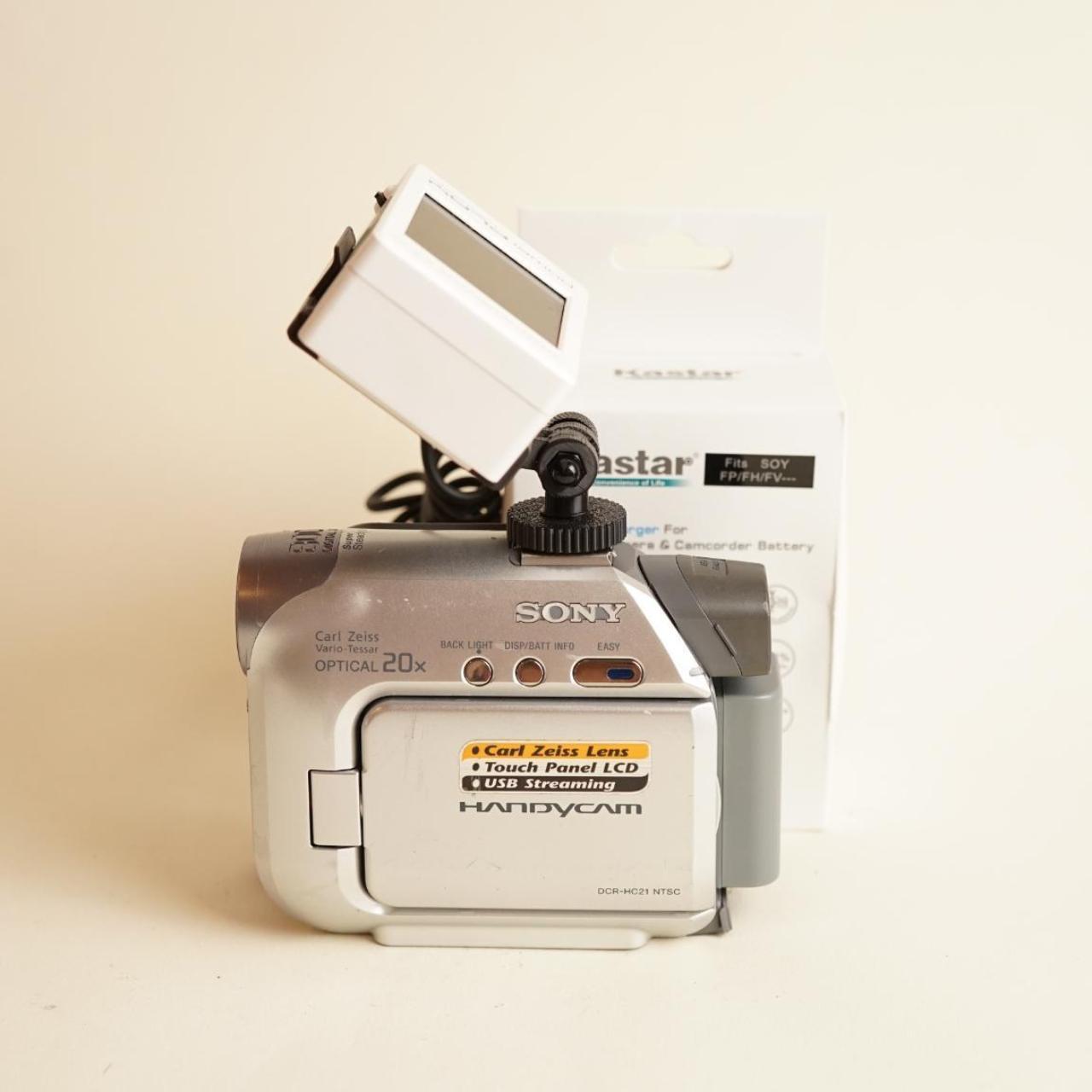 Sony Handycam DCR-HC21 Digital Camcorder with Tapeless Setup | Camcorder | Tested & Working | Silver