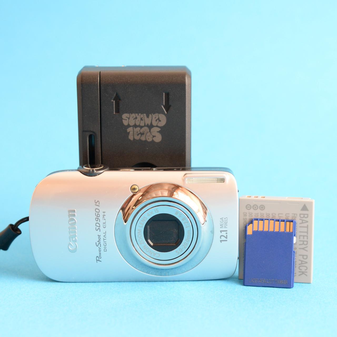 Canon PowerShot SD960 IS Digital Camera | 12.1MP | Tested & Working | Silver