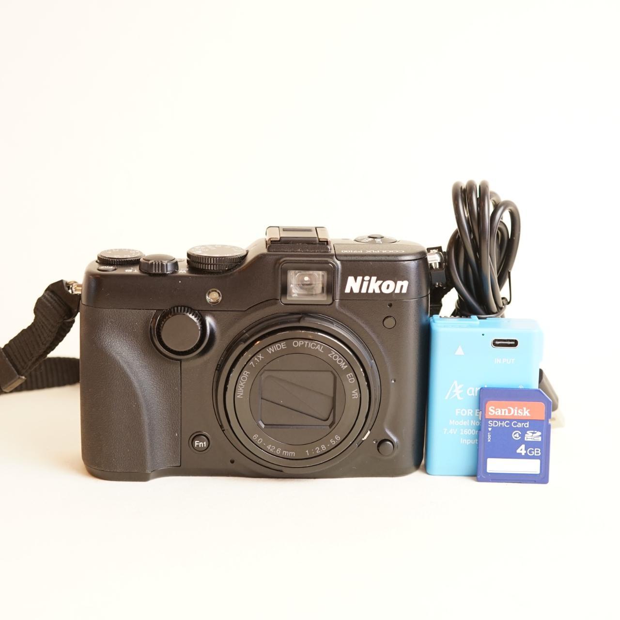 Nikon Coolpix P7100 Digital Camera | 10.1MP | Tested & Working | Black