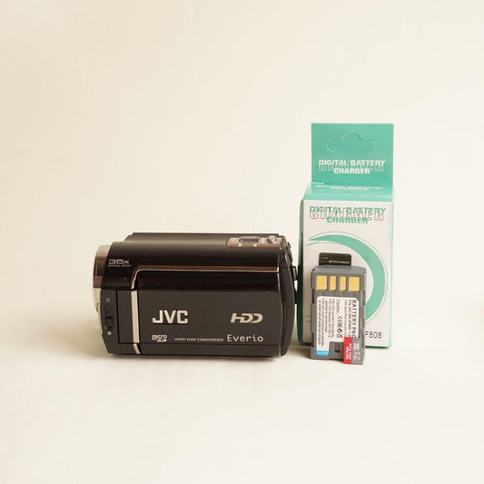 JVC Everio GZ-MG360BU Camcorder | 60GB HDD | Tested & Working | Black
