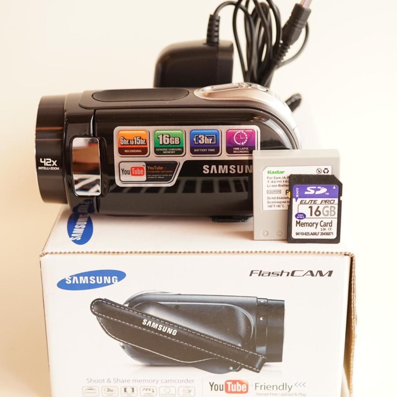 Samsung SMX-F34BN/XAA Digital Camcorder | Tested & Working | Black