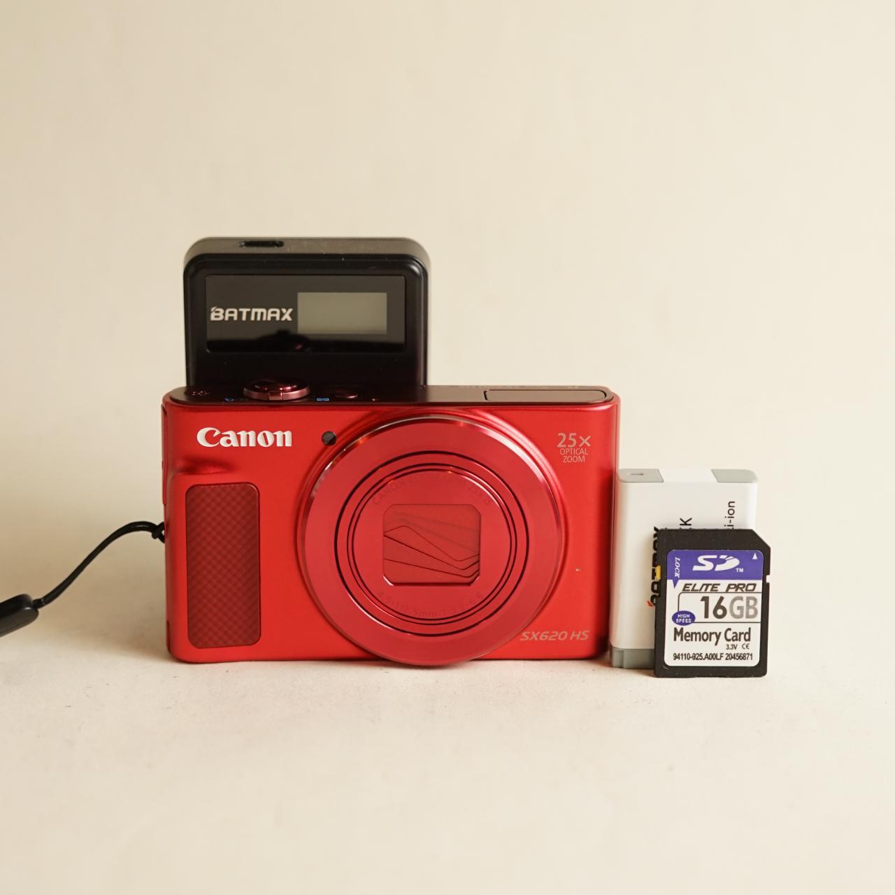 Canon SX620 HS Power Shot レッド 充電器 バッテリー ケース コンパクトデジタルカメラ 撮影OK キヤノン 札幌市手稲区 Canon PowerShot SX620 HS Digital Camera | 20.2MP | Tested