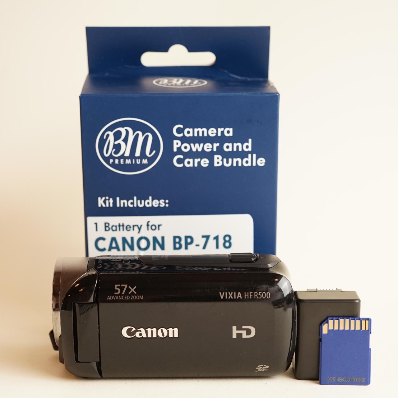 Canon VIXIA HF R500 Digital Camcorder | 1080p HD | Tested & Working | Black
