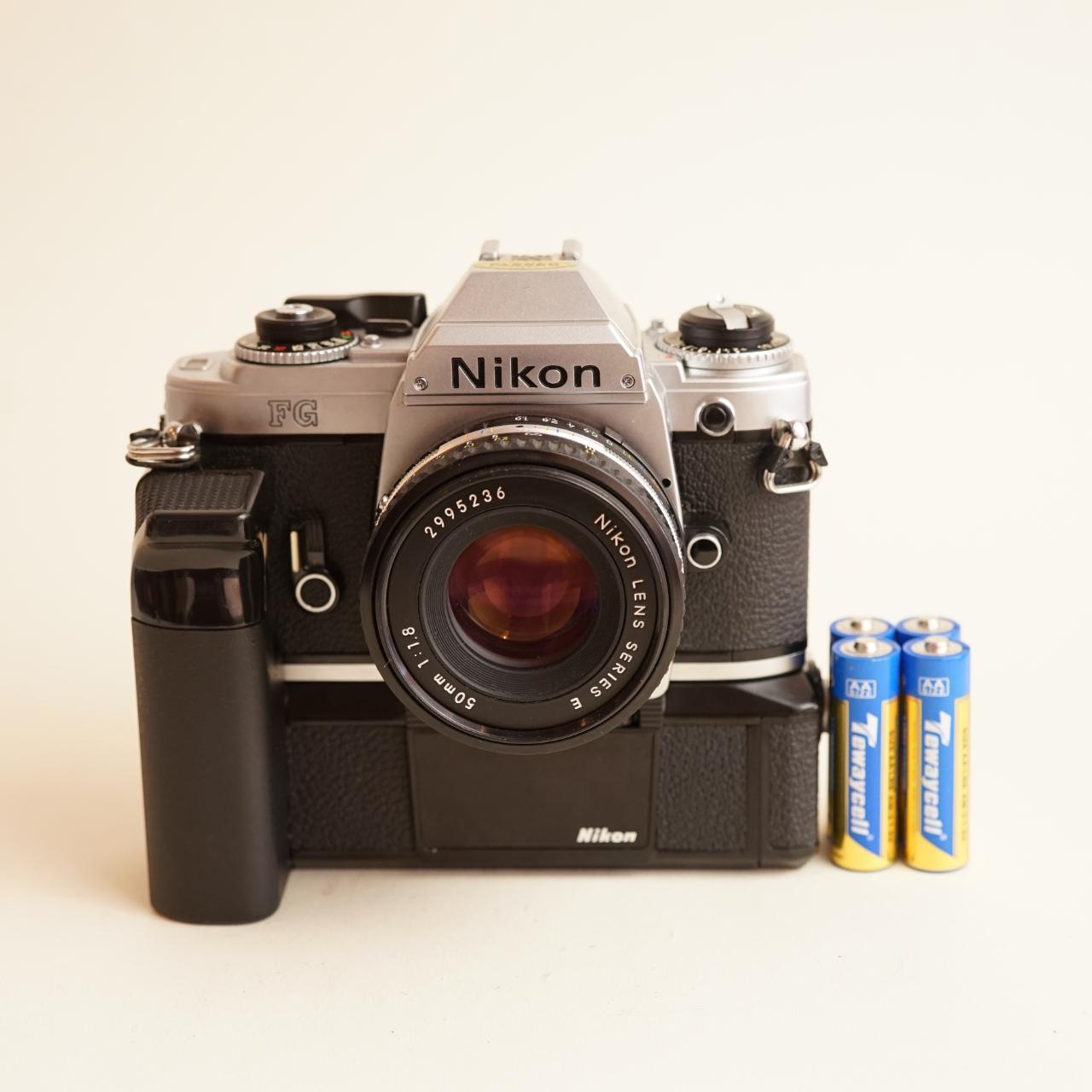 Nikon FG Film Camera | 35mm SLR Camera | Tested & Working | Black & Silver