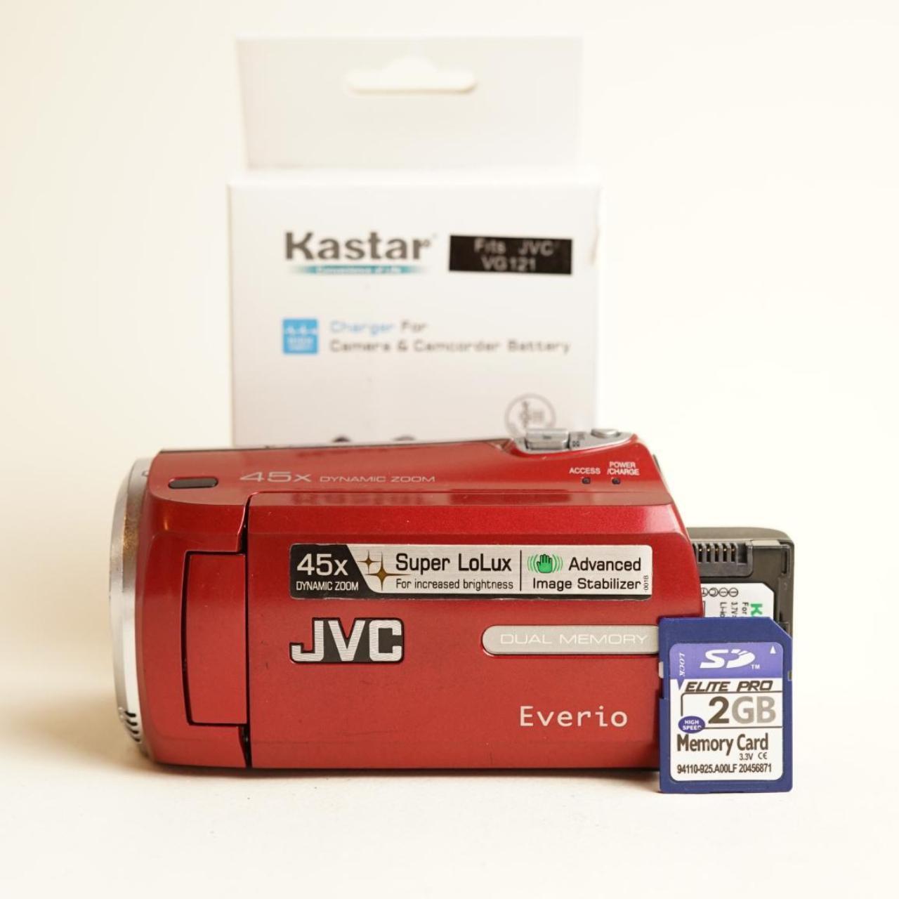 JVC Everio GZ-MS230RU Digital Camcorder | Tested & Working | Red