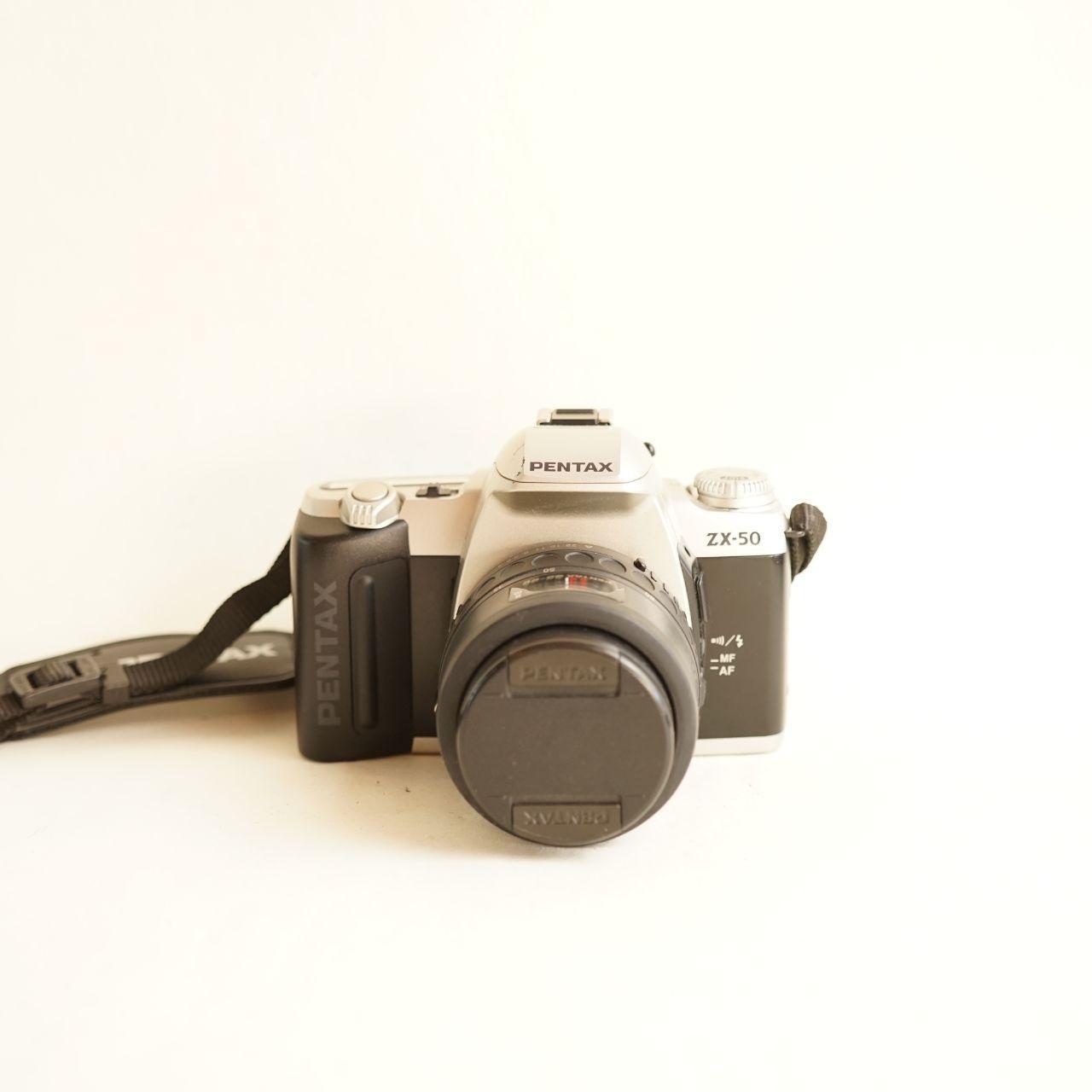 Pentax ZX-50 Film Camera | 35mm SLR | Read Description | Silver