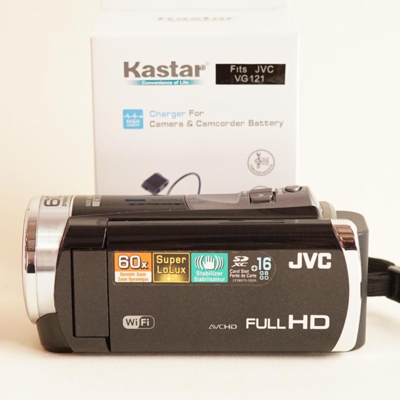 JVC Everio GZ-EX355BU Camcorder | Full HD | Tested & Working | Black
