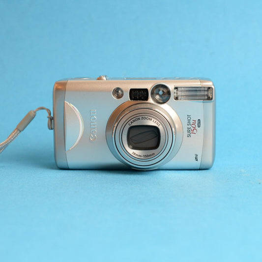 Canon Sure Shot 150u | 35mm Film Camera | Tested & Working | Silver