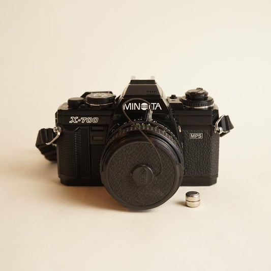 Minolta X-700 35mm SLR Film Camera | Tested & Working | Black