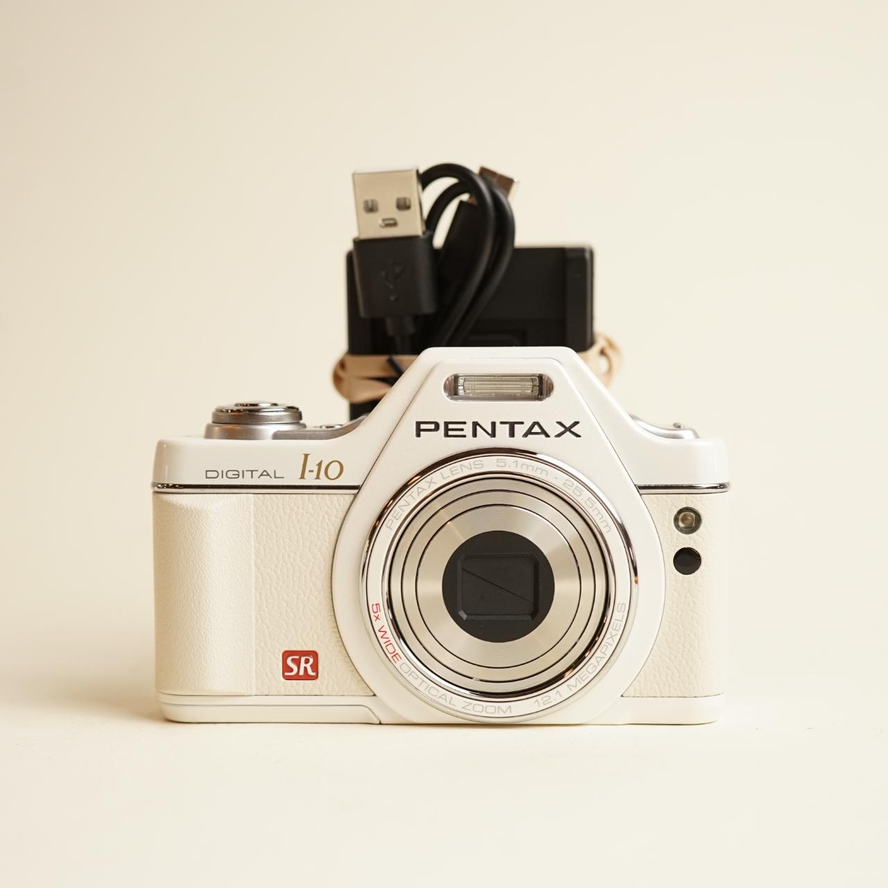 Pentax Optio I-10 Digital Camera | 12.1MP | Tested & Working | White