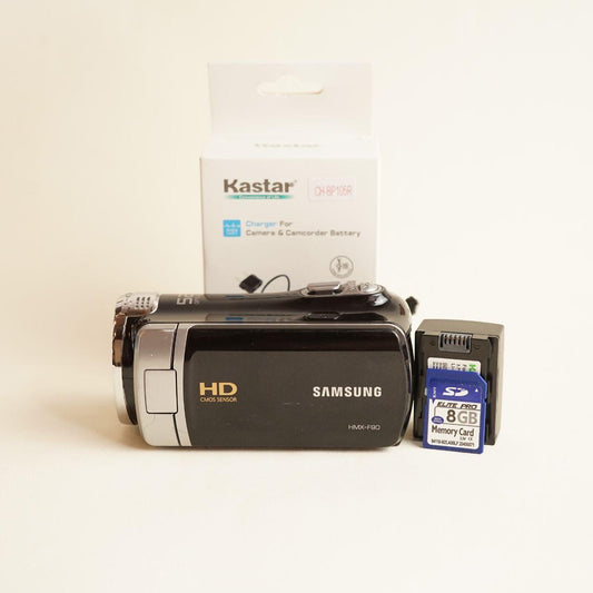 Samsung HMX-F90 Camcorder | Tested & Working | Black