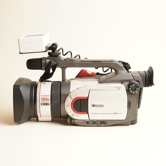 Canon GL1 NTSC Mini DV Camcorder with Tapeless Setup | Tested & Working | Silver & Grey