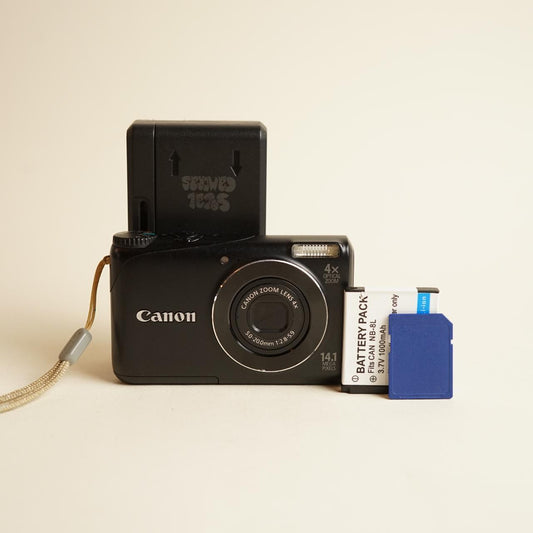 Canon PowerShot A2200 Digital Camera | 14.1MP | Tested & Working | Black