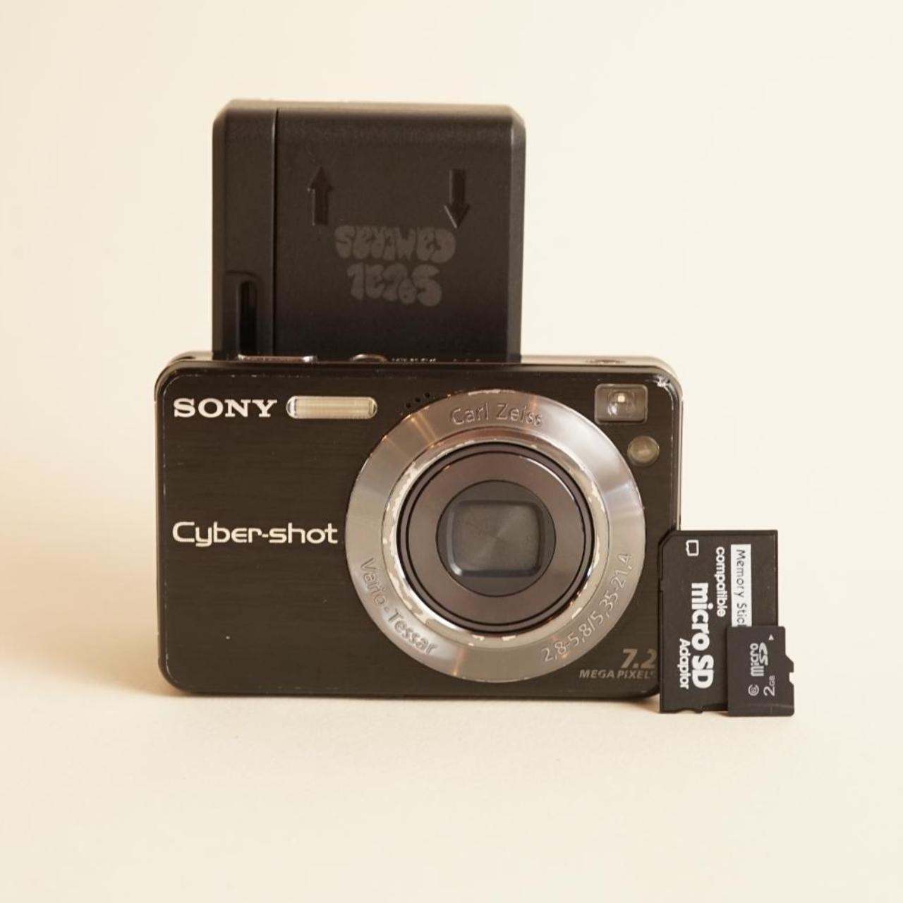 Sony Cyber-shot DSC-W110 Digital Camera | 7.2MP | Tested & Working | Black