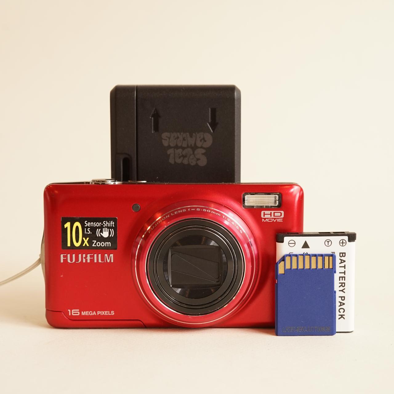 その他 Fujifilm 16 Mega Pixels HD T400 FUJIFILM FinePix T400 Digital Camera (Red) 16224177 B&H Photo