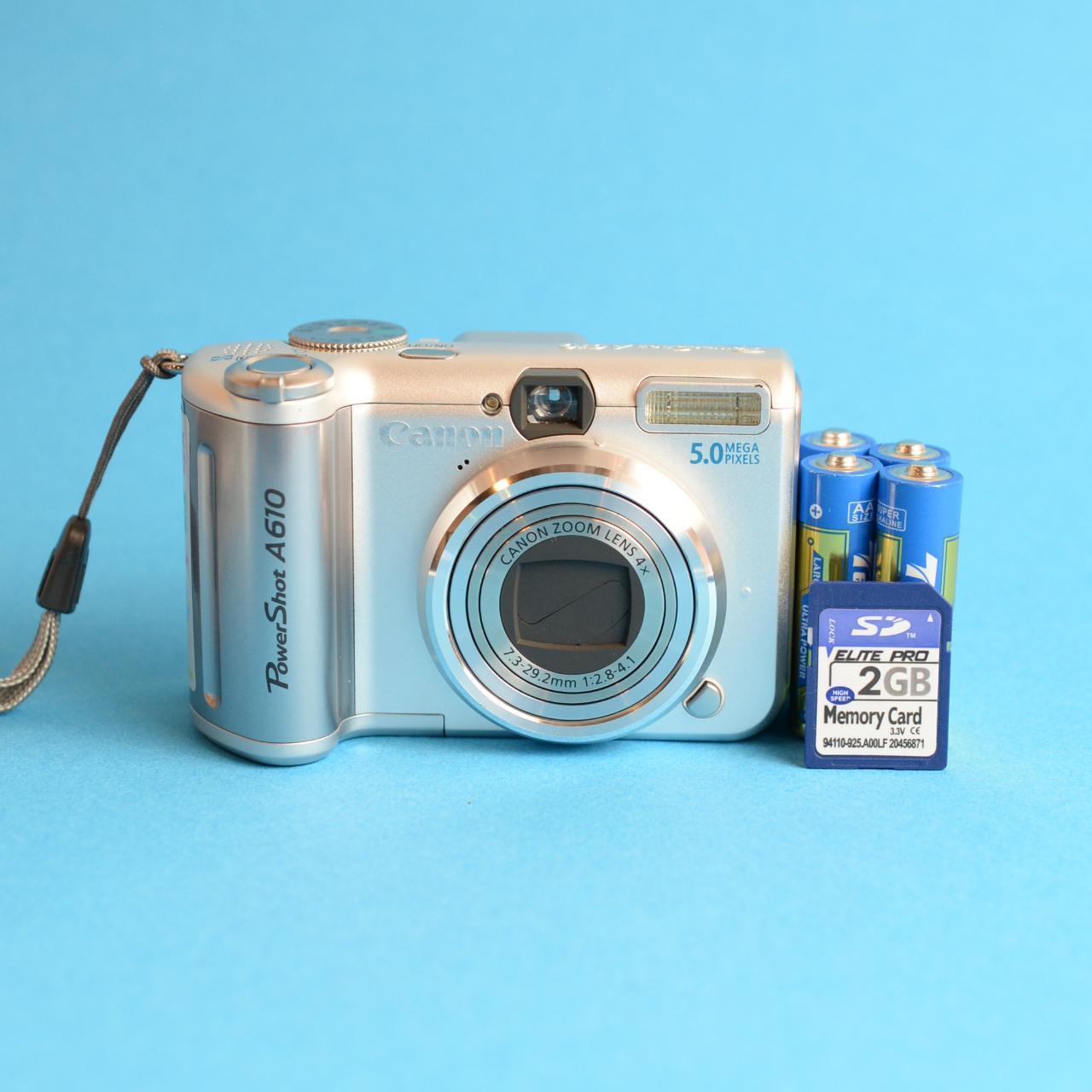 Canon PowerShot A610 | 5.0MP | Tested & Working | Silver