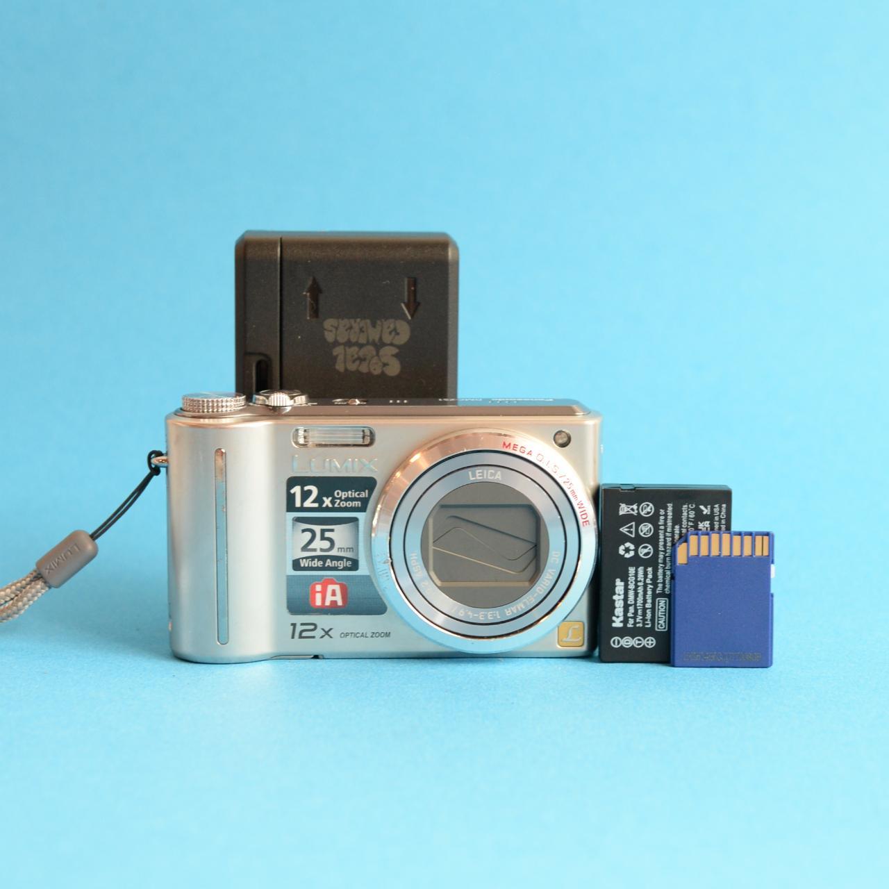 Panasonic Lumix DMC-ZS1 Digital Camera | 10.1MP | Tested & Working | Silver