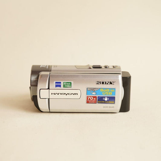 Sony Handycam DCR-SX45 Camcorder | Tested & Working | Silver