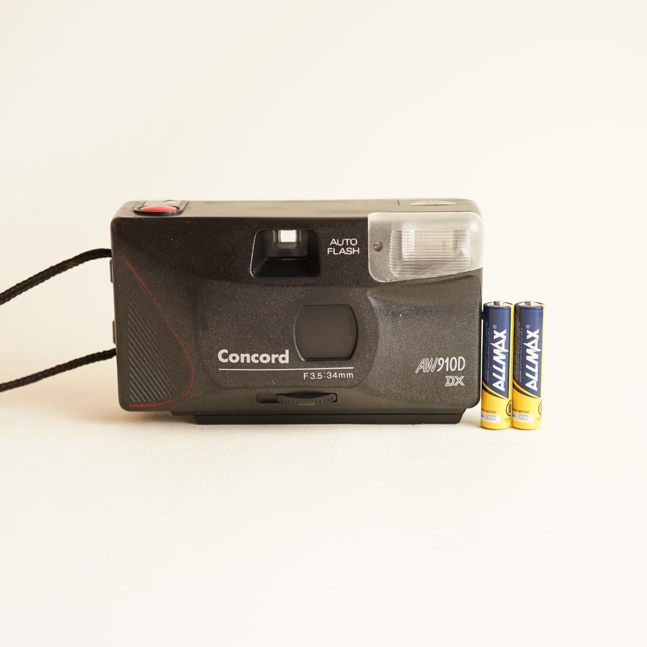 Concord AW910D Film Camera | 35mm Point & Shoot | Tested & Working | Silver