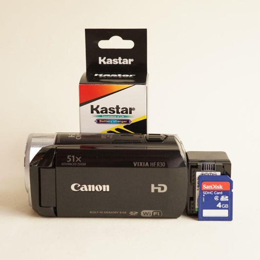 Canon Vixia HF R30 Camcorder | Tested & Working | Black