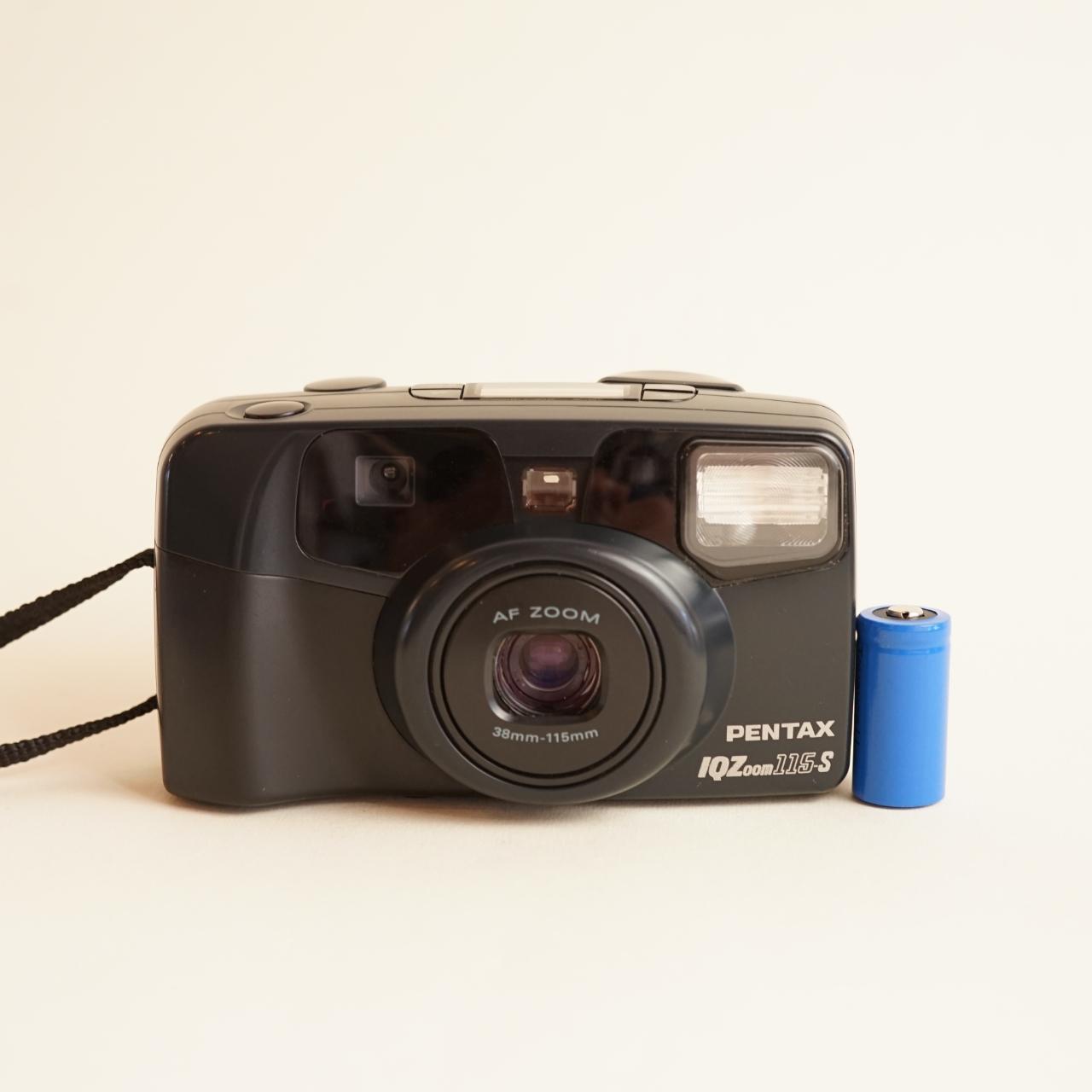 Pentax IQZoom 115-S Film Camera | 35mm | Read Description | Black
