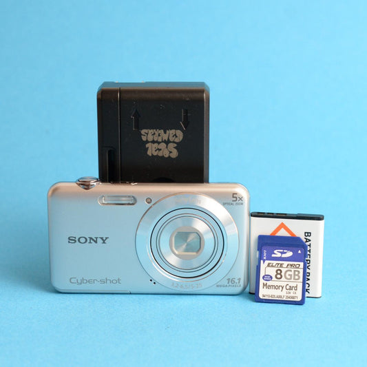 Sony CyberShot DSC-W710 Digital Camera | 16.1MP | Tested & Working | Silver