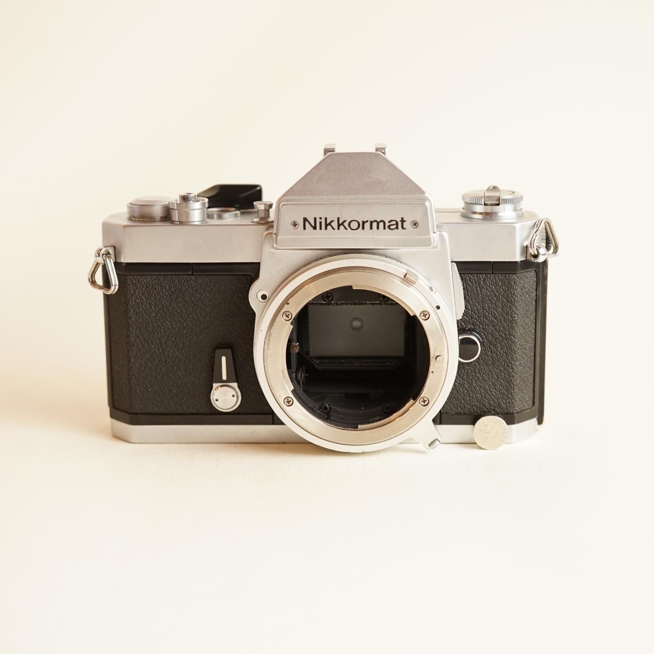 Nikkormat FT3 35mm SLR Film Camera | Tested & Working | Silver & Black