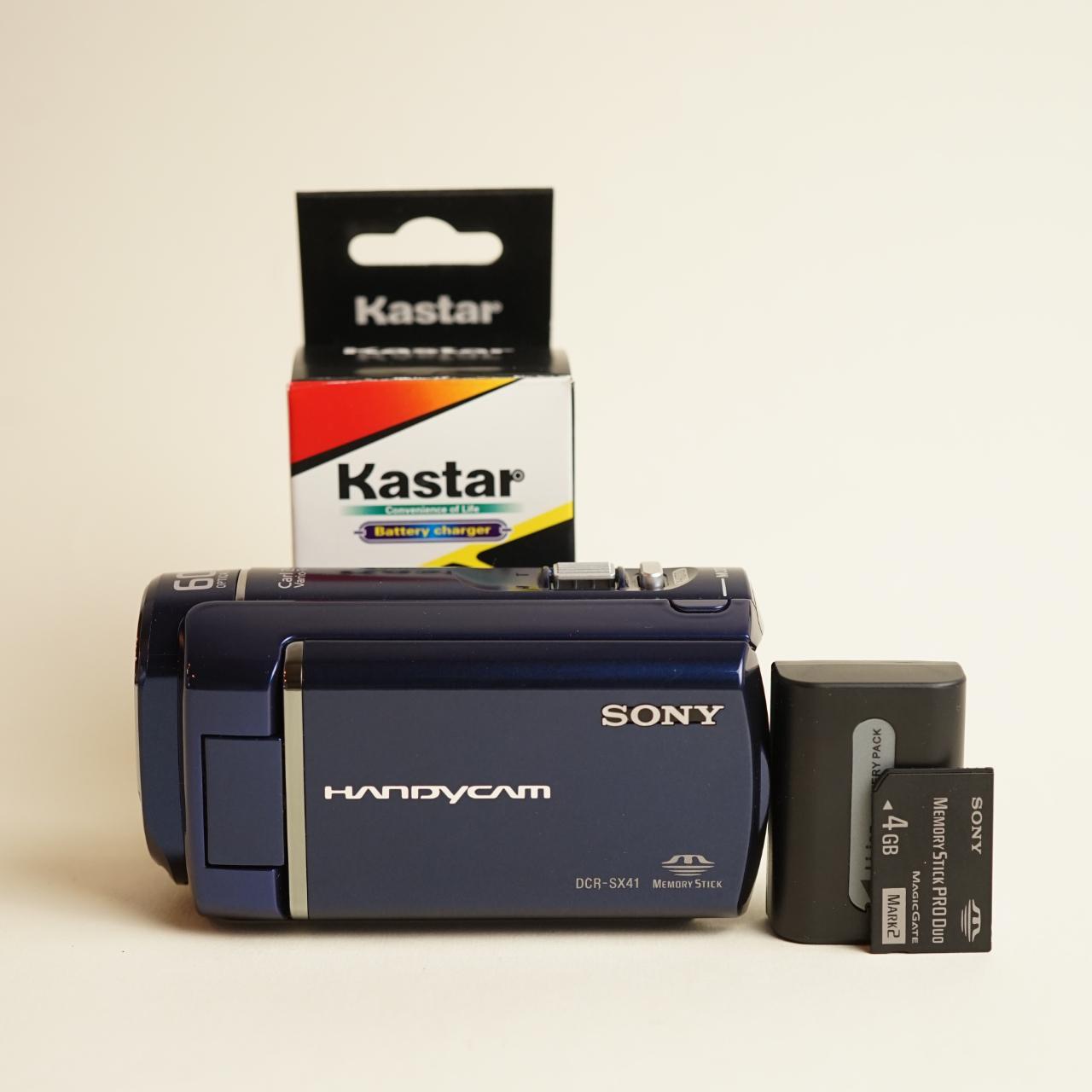 Sony Handycam DCR-SX41 Digital Camcorder | Tested & Working | Blue