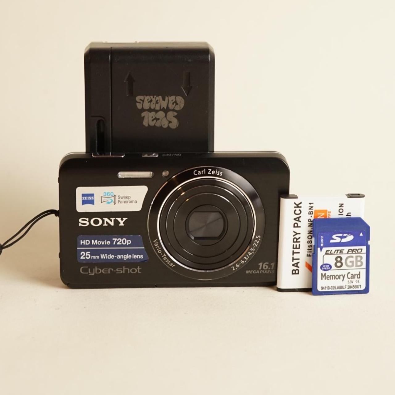 Sony Cyber-shot DSC-W650 Digital Camera | 16.1MP | Tested & Working | Black