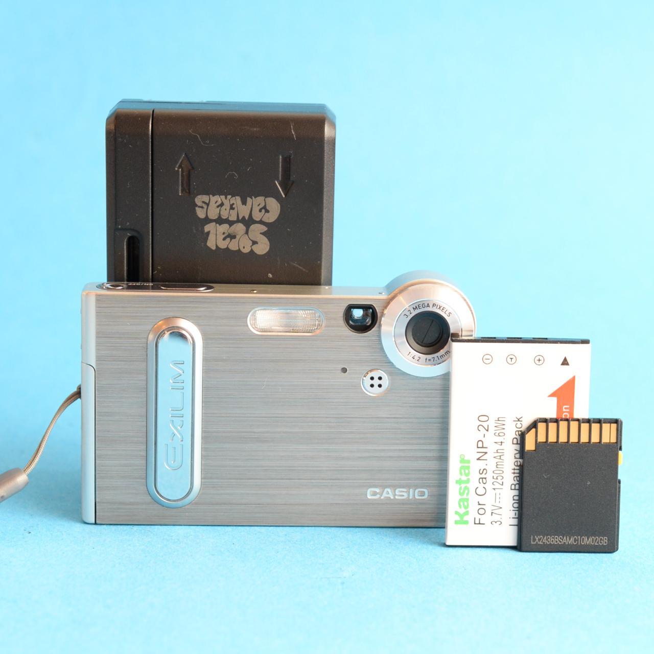 Casio Exilim EX-S3 Digital Camera | 3.2MP | Tested & Working | Silver