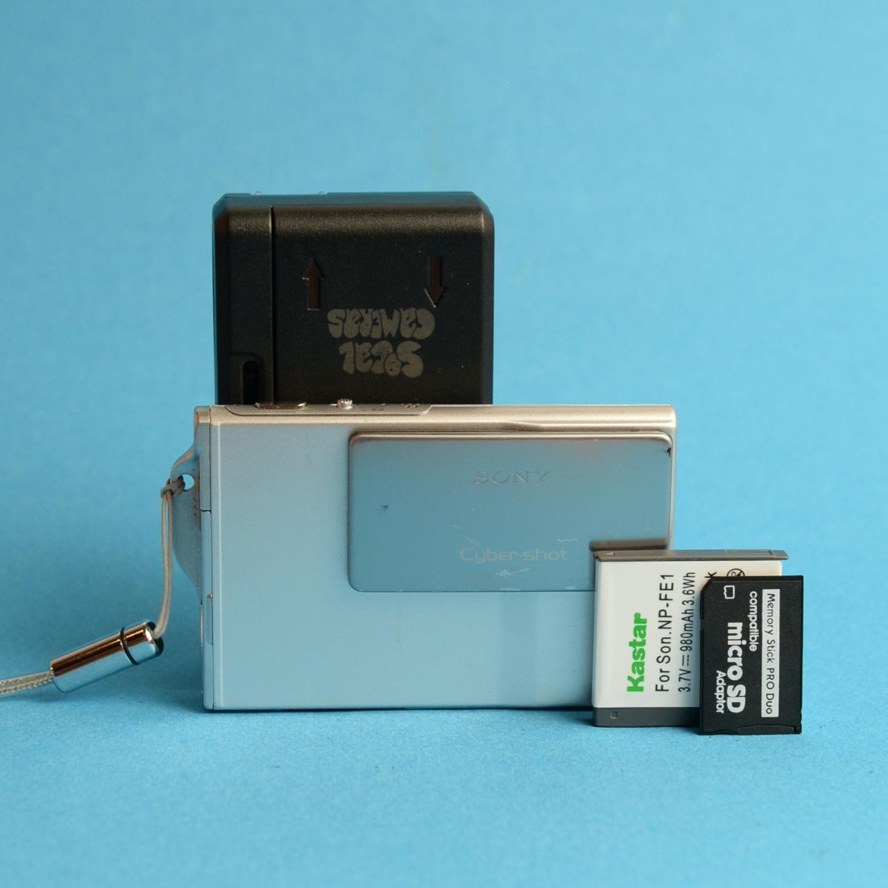 Sony Cyber-shot DSC-T7 Digital Camera | 5.1MP | Tested & Working | Silver
