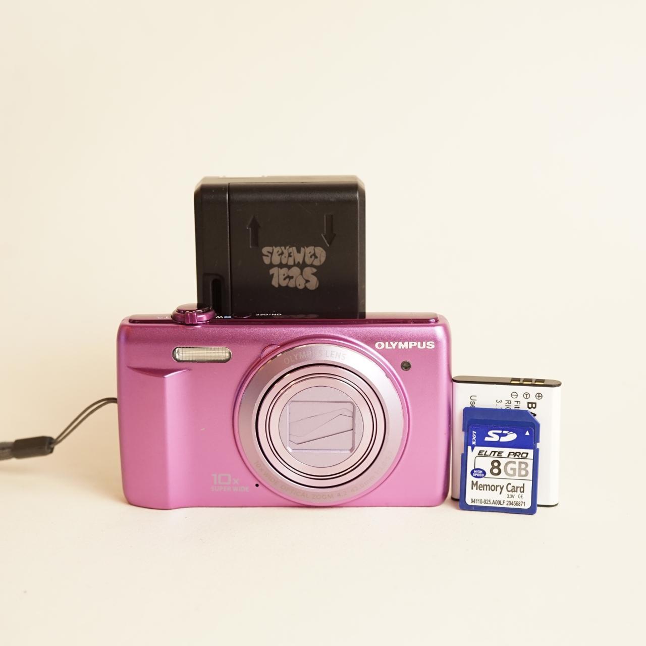 Olympus VR-340 Digital Camera | 16MP | Read Description | Pink/Purple