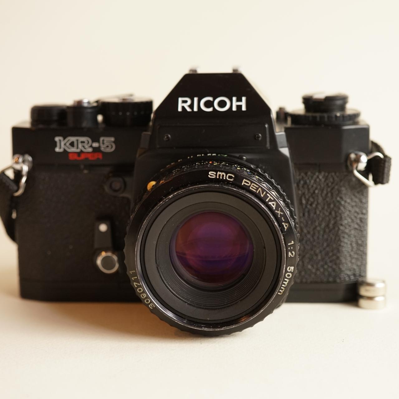 Ricoh KR-5 Super Film Camera | 35mm SLR | Tested & Working | Black