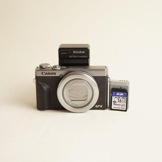 Canon PowerShot G7 X Mark III Digital Camera | 20.1MP | Tested & Working | Black & Silver