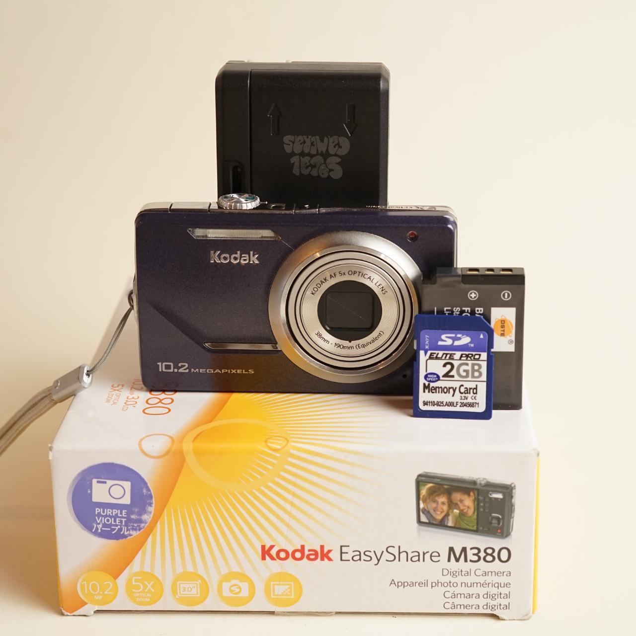 Kodak EasyShare M380 Digital Camera | 10.2MP | Tested & Working | Dark Blue