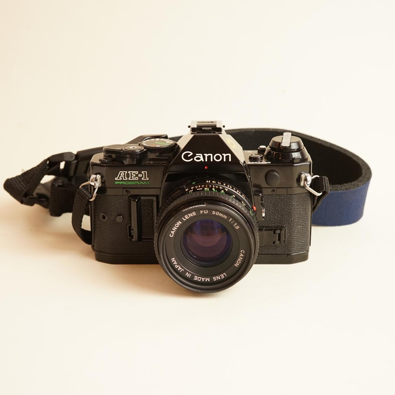 Canon AE-1 Program Film Camera | 35mm SLR | Tested & Working | Black & Silver