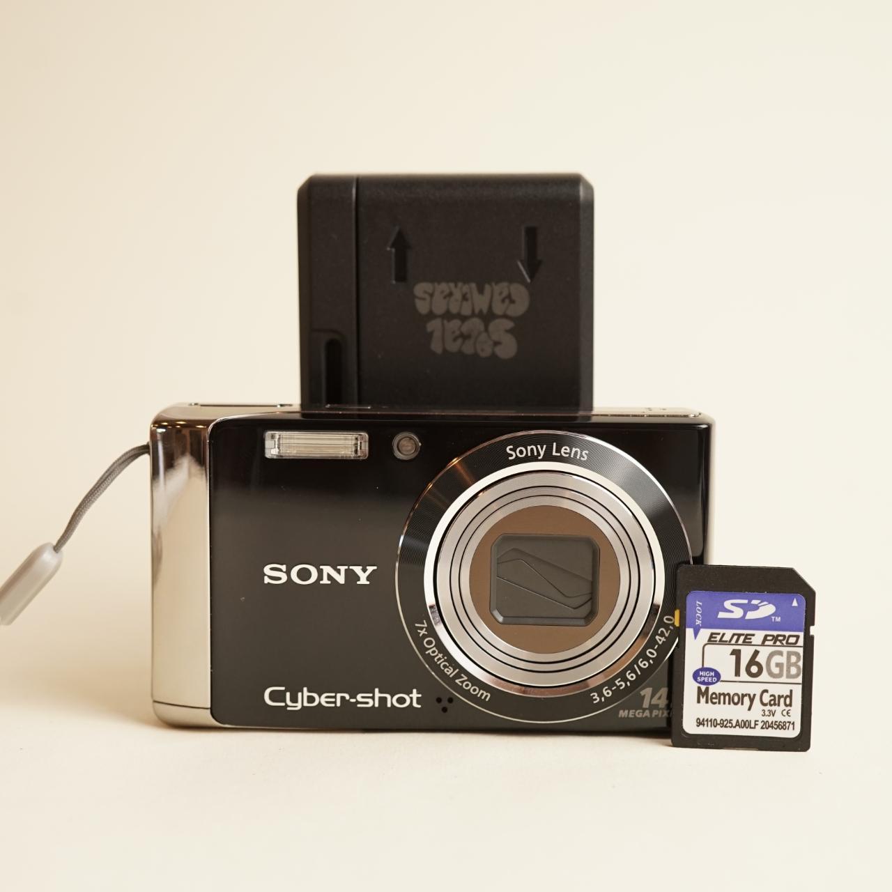 Sony Cyber-shot DSC-W370 Digital Camera | 14.1MP | Tested & Working | Black