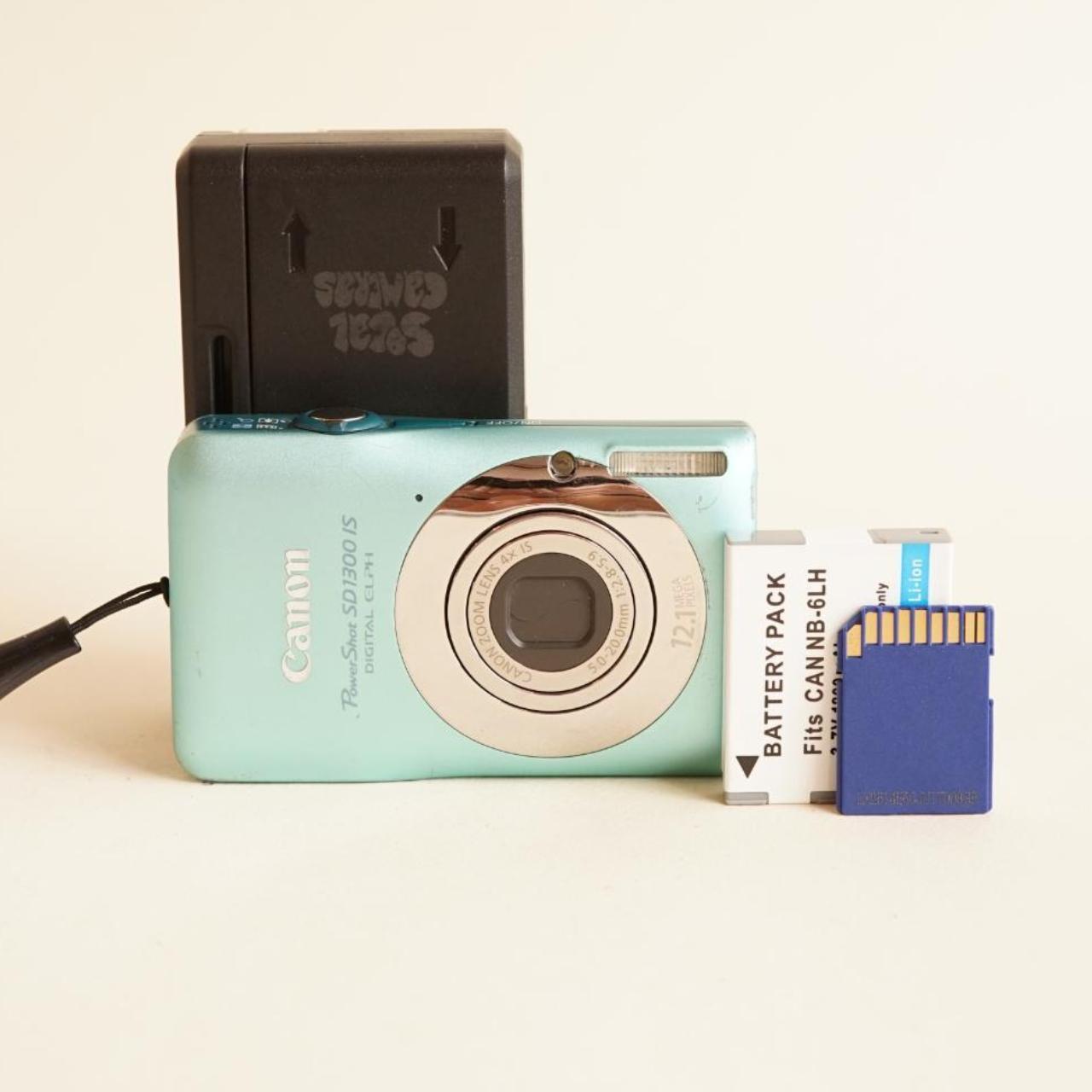 Canon PowerShot SD1300 IS Digital Camera | 12MP | Read Description | Blue