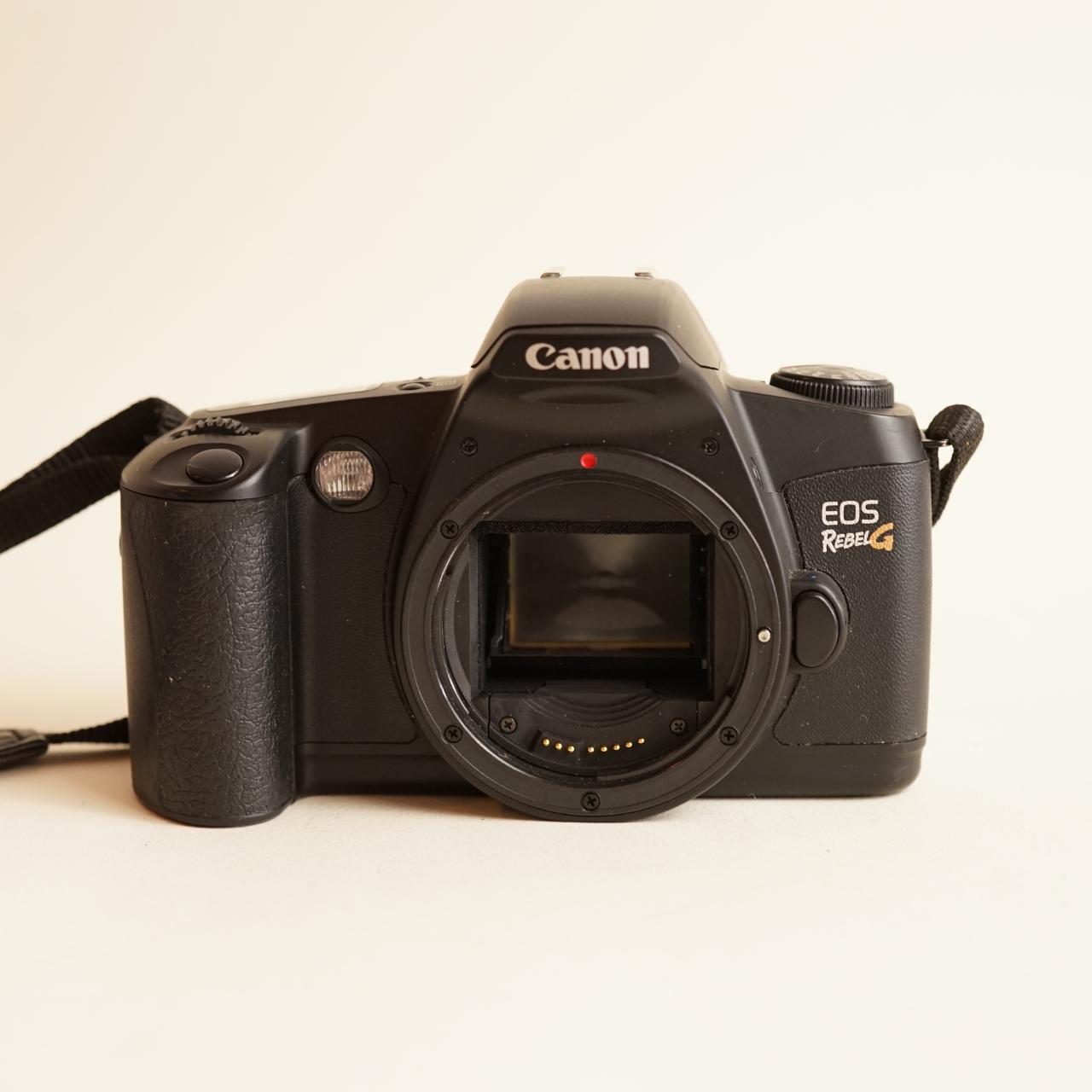 Canon EOS Rebel G 35mm Film Camera | SLR Body Only | Tested & Working | Silver & Black