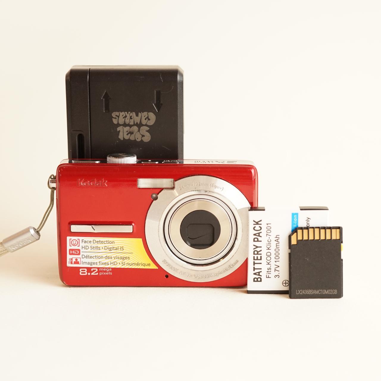 Kodak EasyShare M863 Digital Camera | 8MP | Tested & Working | Red