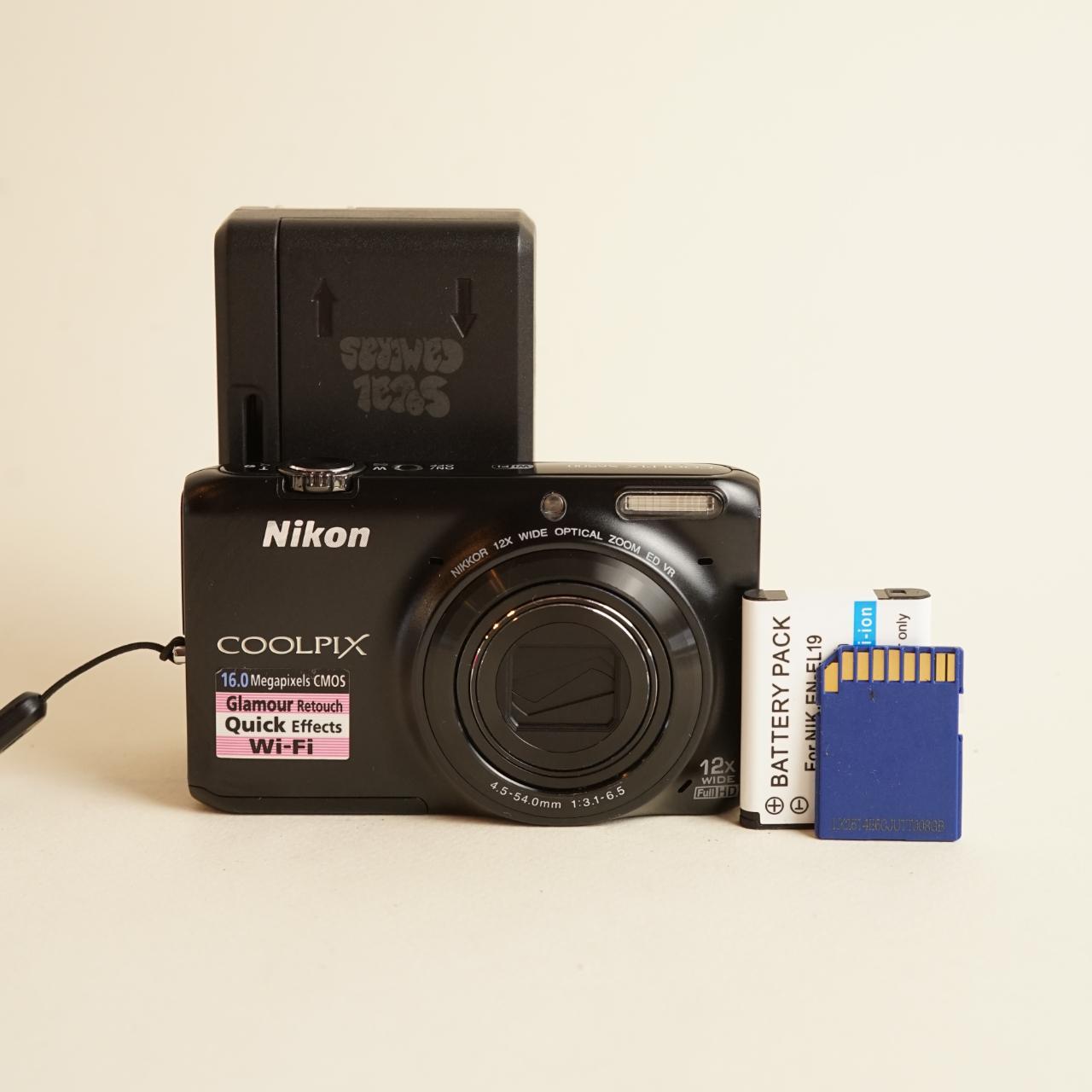 Nikon Coolpix S6500 Digital Camera | 16.0MP | Tested & Working | Black