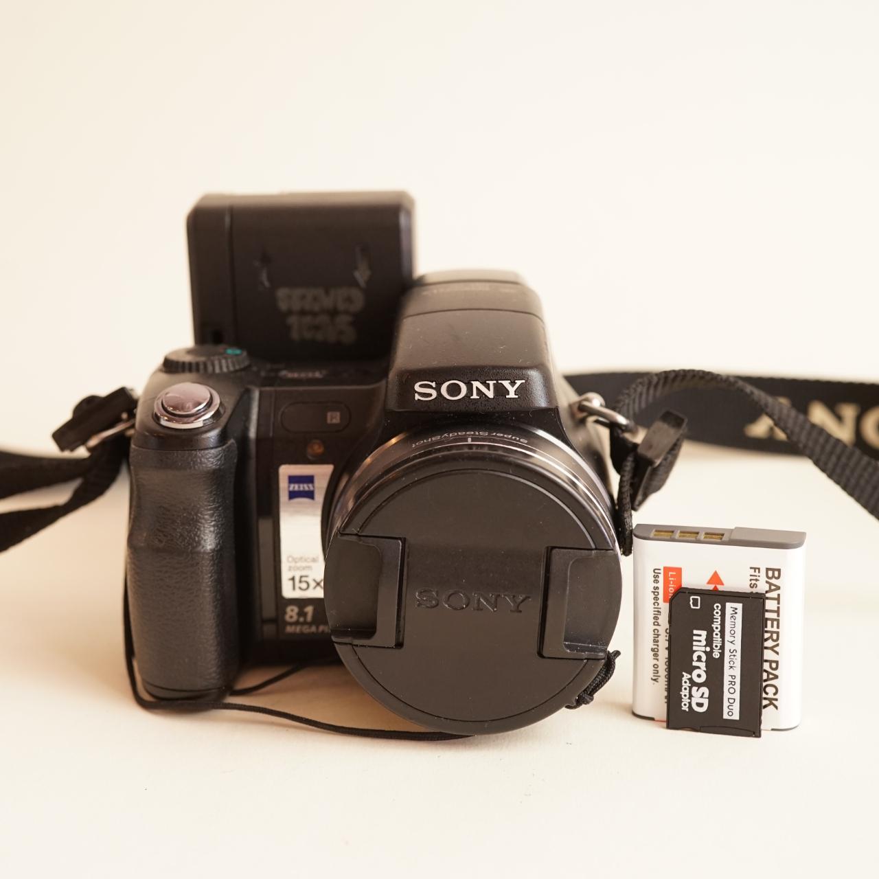 Sony Cyber-shot DSC-H7 Digital Camera | 8.1MP | Tested & Working | Black