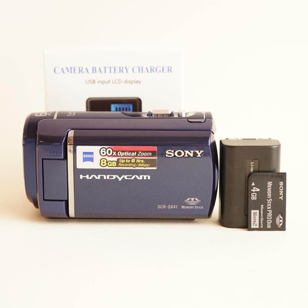 Sony Handycam DCR-SX41 Digital Camcorder | Tested & Working | Blue